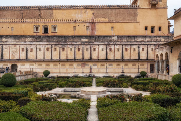 istock garden in diwan i khas amer fort 1202427657