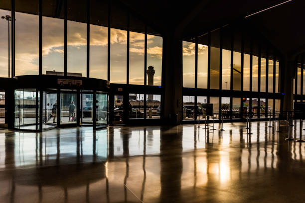 istock Airport Terminal Sunset Travel 1202429965