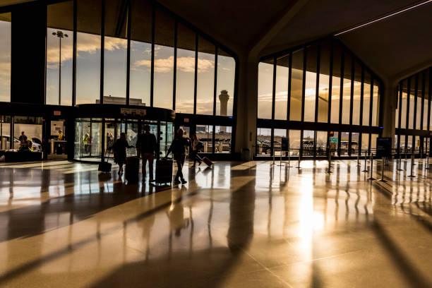istock Airport Terminal Sunset Travel 1202429969
