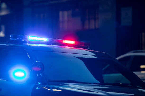 istock Police Car Flashing Lights Emergency Services 1202429975