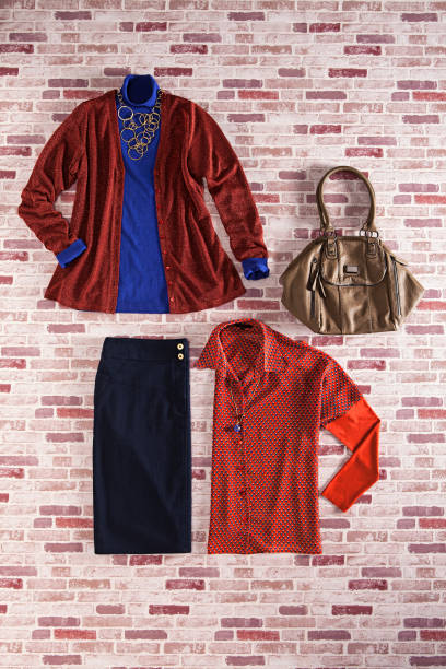 istock Women’s clothing with personal accessories 1202440227