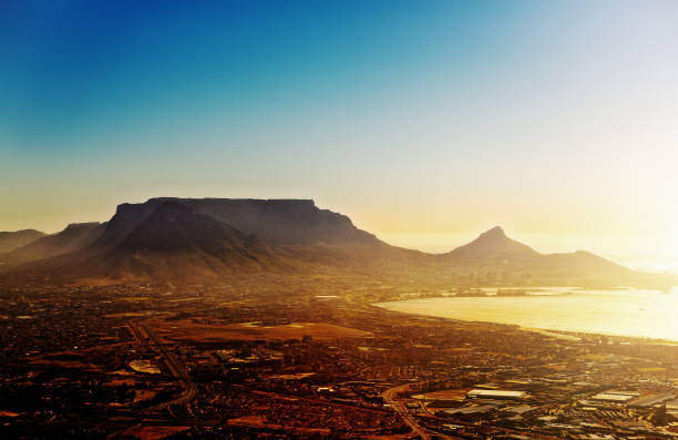 istock Cape Town and Table Mountain seen from the air 1202446684