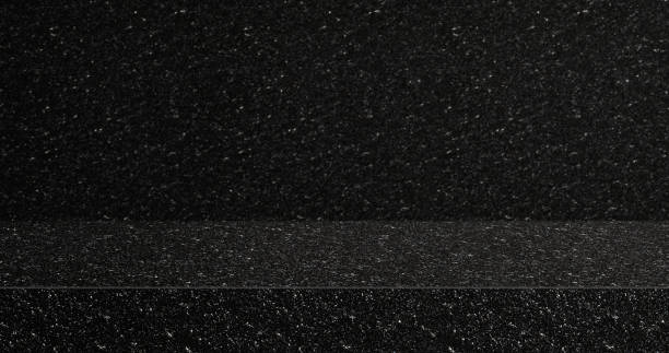 istock black glitter texture table product display background.3d perspective studio photography stand.banner mockup space for showcase product.retro countertop backdrop.buseiness presentation bg 1202458567