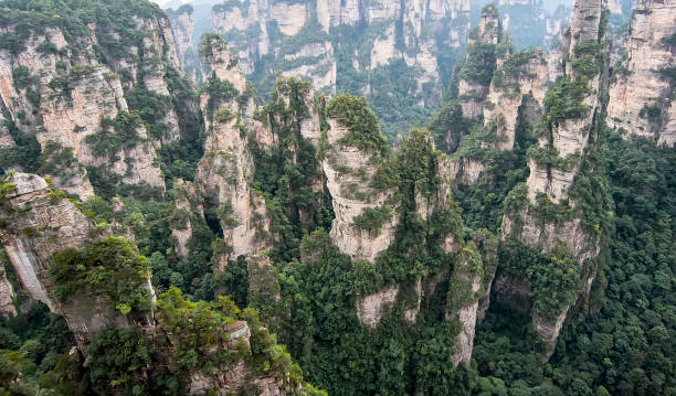 istock Zhangjiajie national forest park, China 1202461944