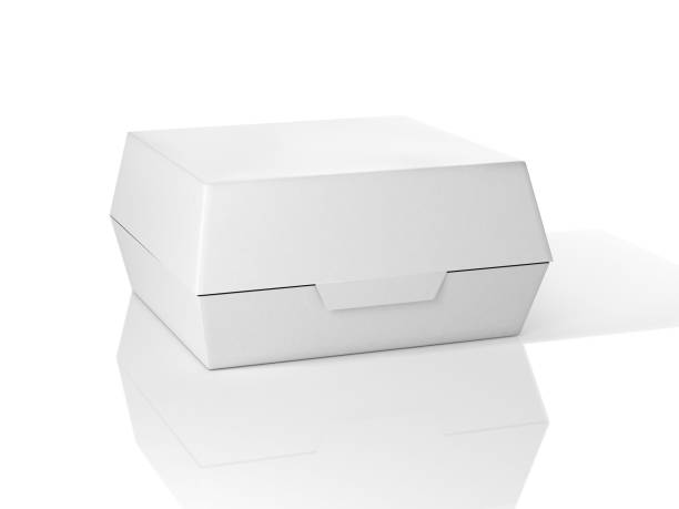 istock White food box, container  for hamburger. 3D Illustration. 1202462123