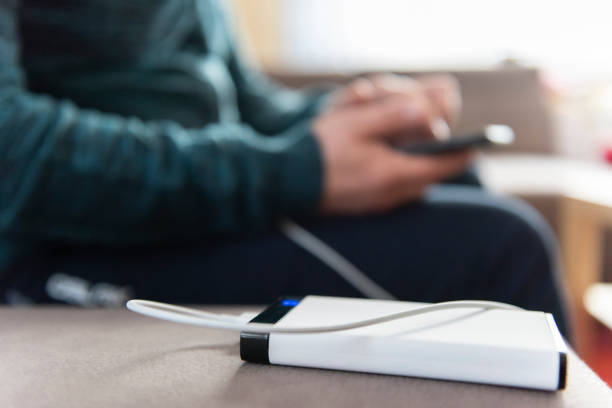 istock Smart phone charging from power bank 1202462209