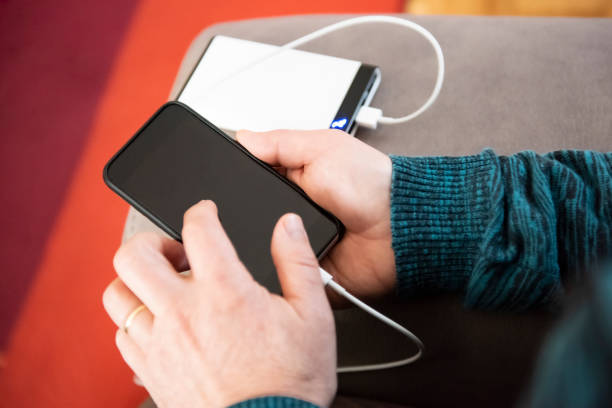 istock Smart phone charging from power bank 1202462214