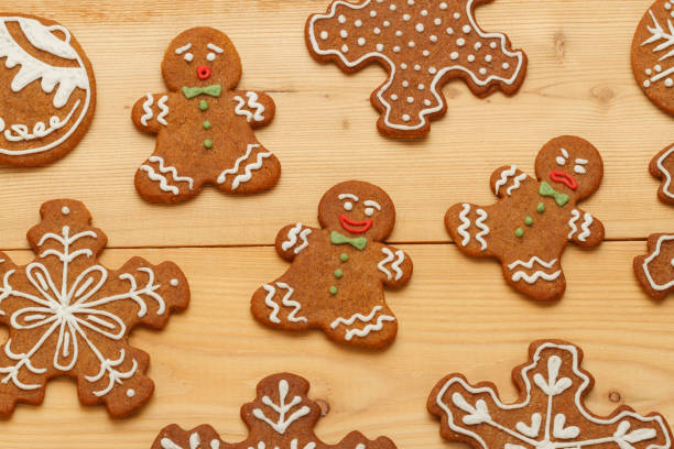istock Christmas gingerbread cookies 1202463012