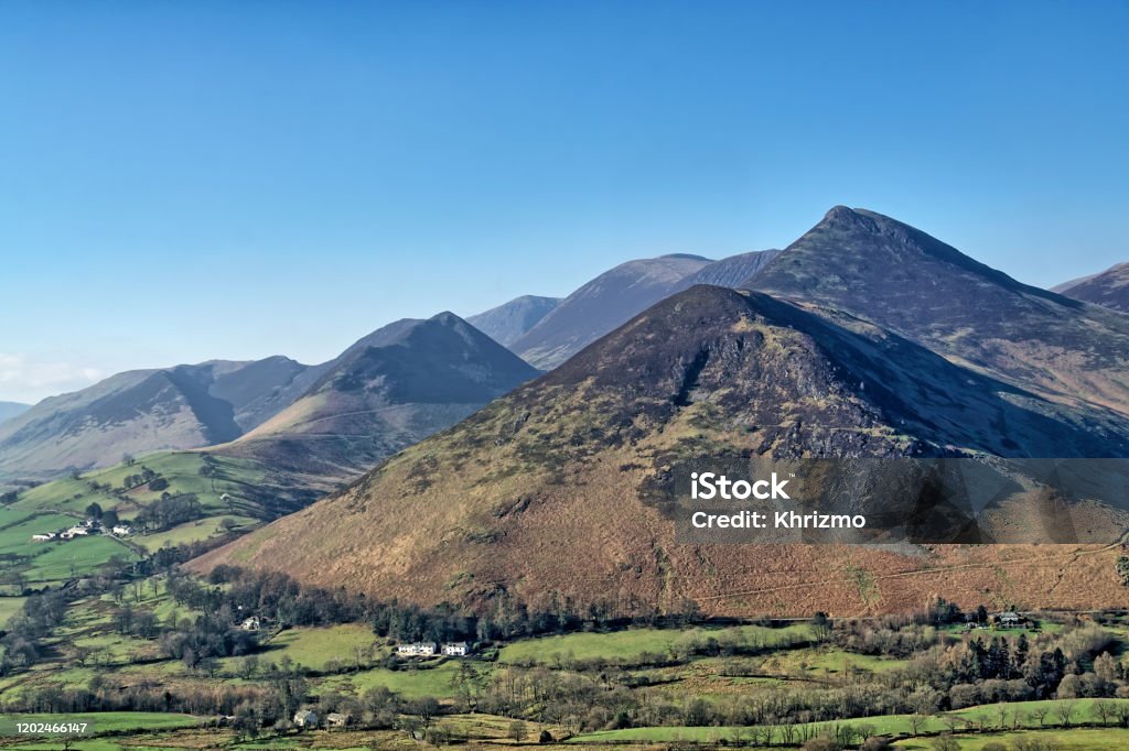 A view of Causey Pike from Catbells A view of Causey Pike from Catbells, in the Eanglish Lake District English Lake District Stock Photo