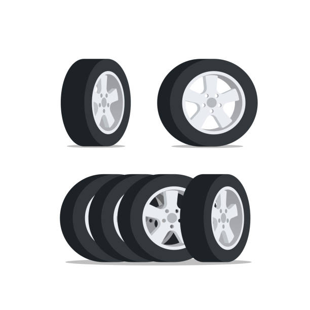Cartoon Tires Stock Photos, Pictures & Royalty-Free Images - iStock