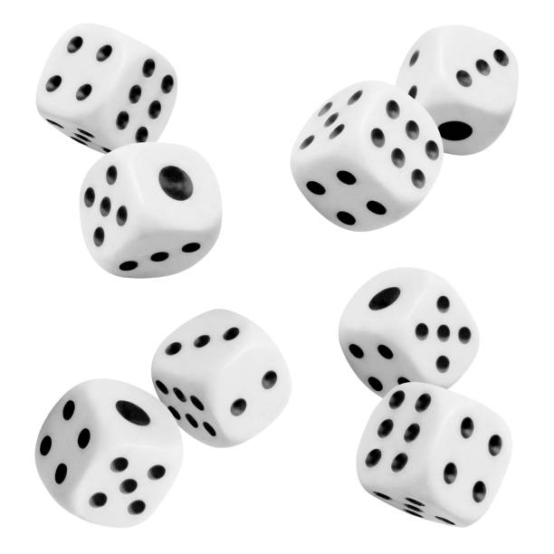 istock Collection of dices on white 1202481017