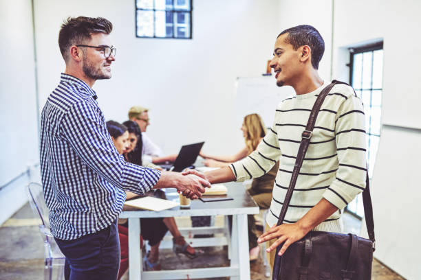 istock Welcoming a new face to the team 1202481756