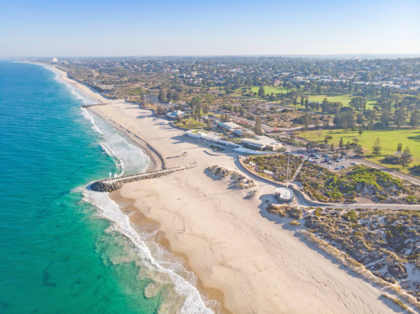 istock Aerial View of City Beach in Perth 1202481945