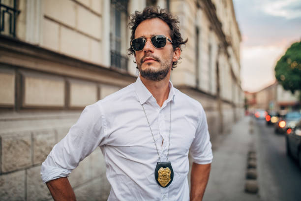 istock One detective standing on the street 1202483450