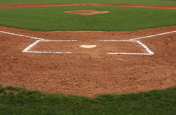 istock Baseball Field at Home Plate 120248406