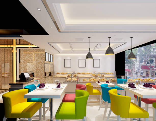 istock 3d render of bakery shop 1202485086