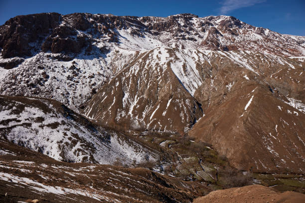 istock snow. TIZI N'TICHKA, MOROCCO 1202485459