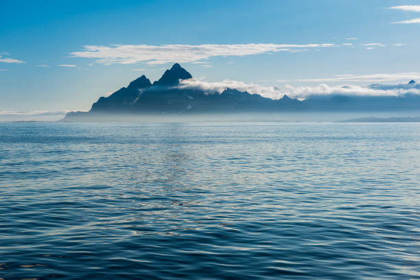 istock View on the Norwegian coastline from the sea 1202489057