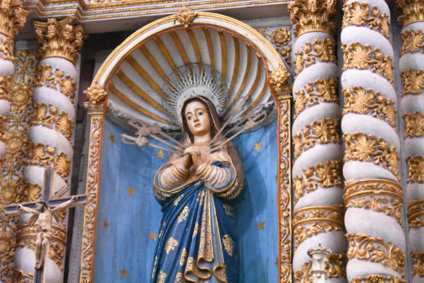 istock idol inside the church in india 1202489436
