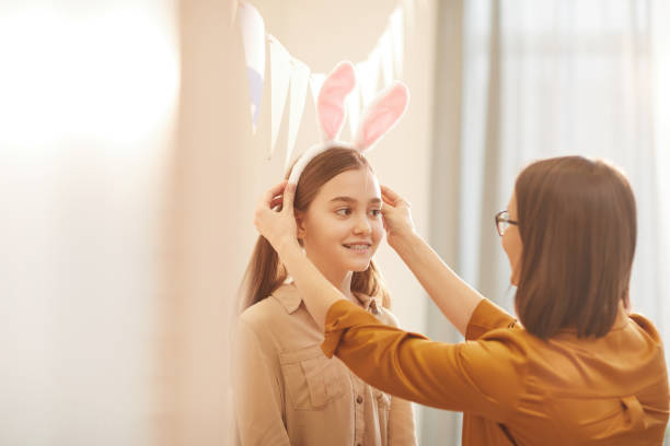 istock Mother with daughter preparing for holiday 1202492375