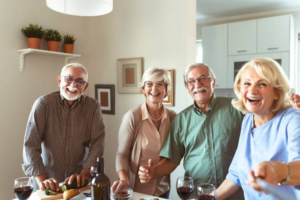istock We're all enjoying growing old together 1202495974