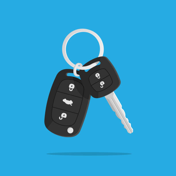 ilustrações de stock, clip art, desenhos animados e ícones de car keys - chave de carro