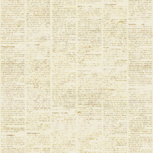 istock Newspaper seamless pattern with old vintage unreadable paper texture background 1202499627