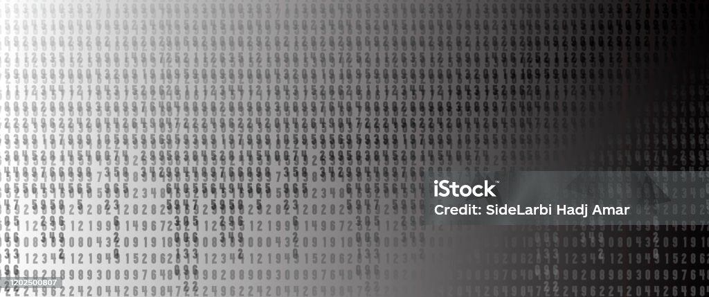 Bytes Of Binary Code Run Through Network Stock Illustration - Download ...