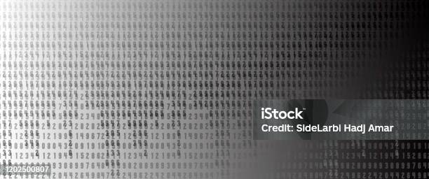 Bytes Of Binary Code Run Through Network Stock Illustration - Download ...