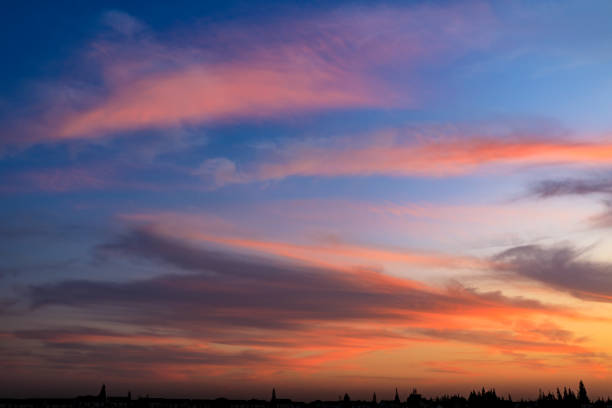 Golden hour at sunset