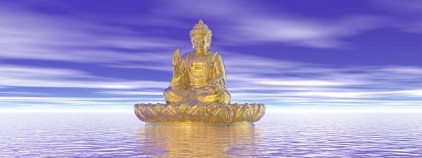 istock very beautiful zen and buddha landscape - 3d rendering 1202508386