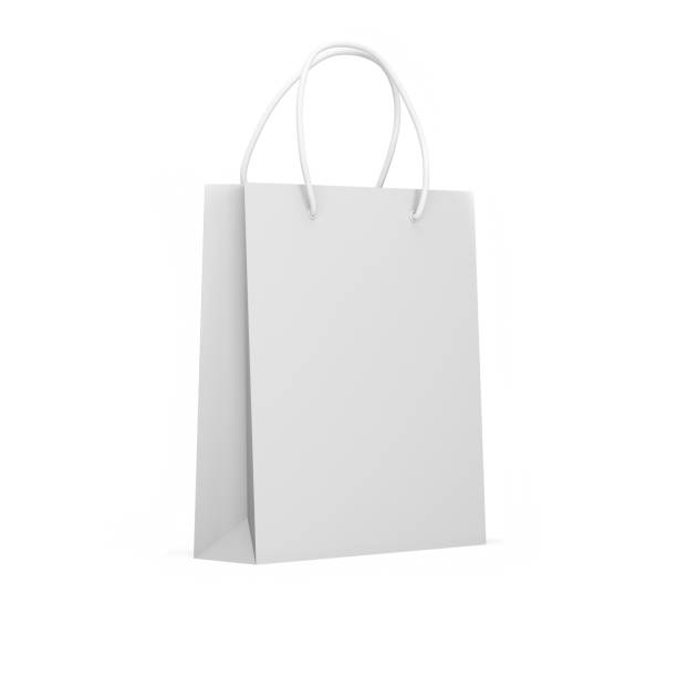istock Mock up white paper package  isolated on a white background, 3d render 1202511450
