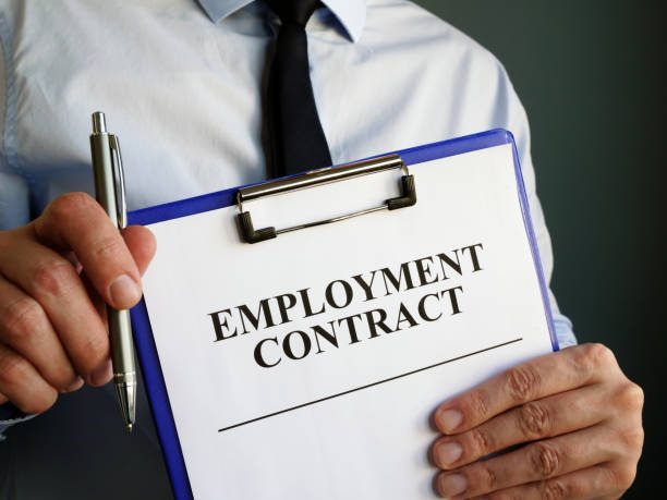 istock Employer propose Employment Contract for signing. 1202519834
