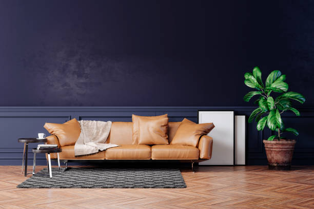 istock 3d beautiful interior with couch and home plant 1202522302