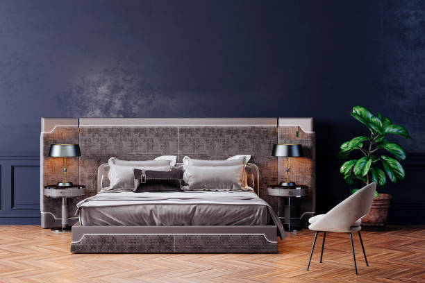 istock 3d render of beautiful bedroom interior 1202522447