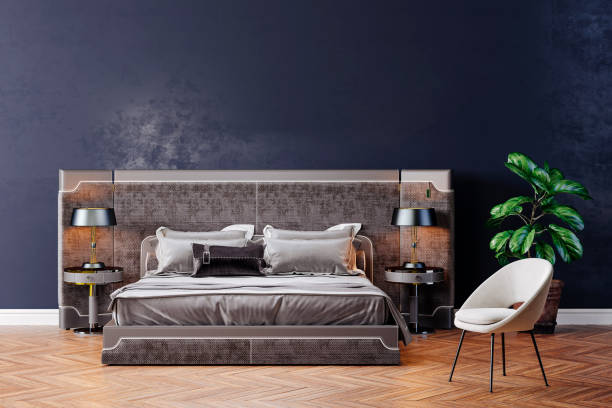 istock 3d render of beautiful bedroom interior 1202522458