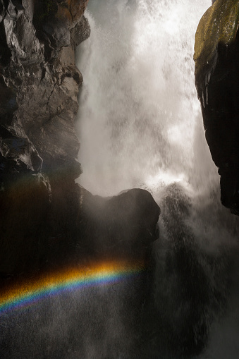 In The Canyon Called Gouffre Des Busserailles Formed By The River