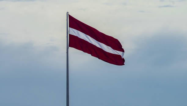 istock Flag on the street 1202524001