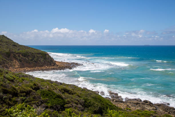 Australian great ocean road coastline