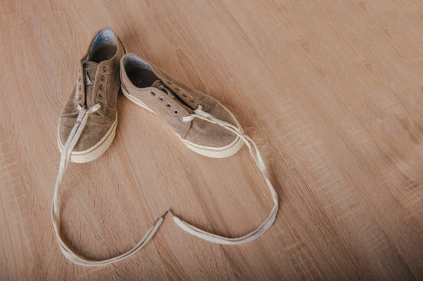 istock Brown lovely sneakers 1202535833
