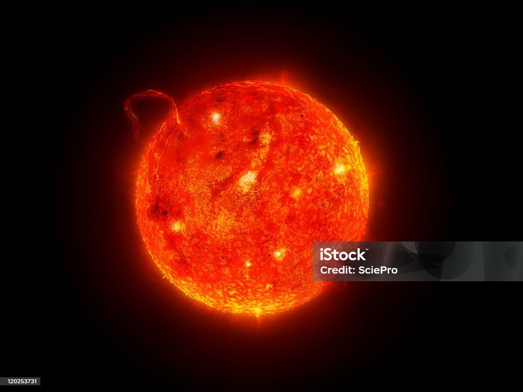 Ilustração do sol - Royalty-free Brilho solar Foto de stock