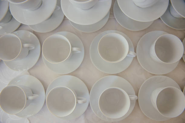 istock Beautifully decorated wedding table and other details at wedding hall. Wedding day. 1202545101