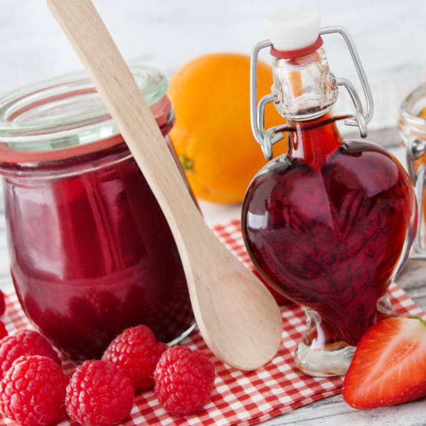 istock Cooking marmalade and sauce with fruits 1202546184