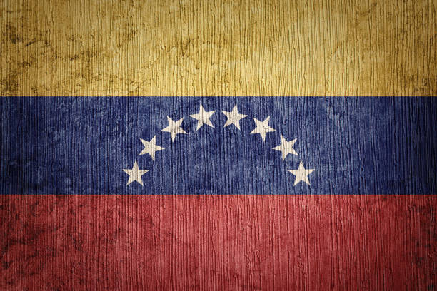 istock Grunge Venezuela flag. Venezuela flag with grunge texture. 1202546971