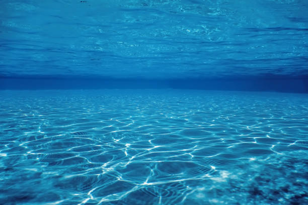 istock Swimming pool water sun reflection background. Ripple Water. 1202552416