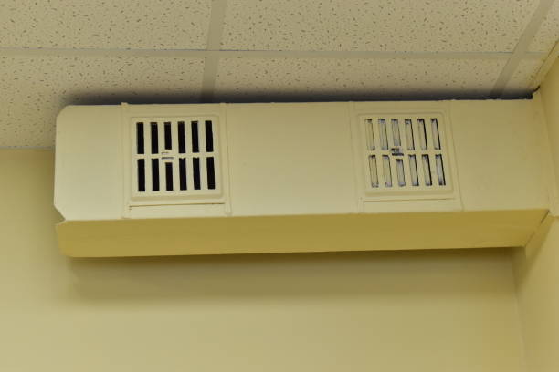 istock Exhaust pipe ventilation in the school room 1202552460