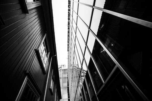 istock Dark street - Trondheim, Norway 1202554492