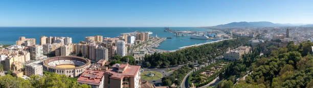 Panoramic view of the city Malaga