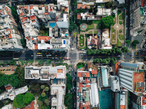 istock Aerial view on Buenos Aires 1202555486