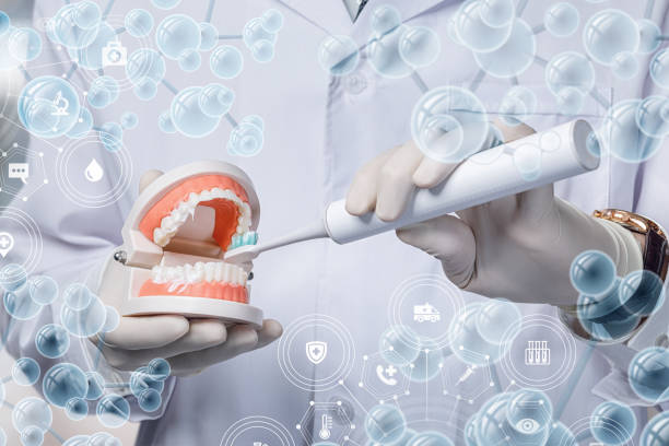istock The concept of dental hygiene. 1202557532